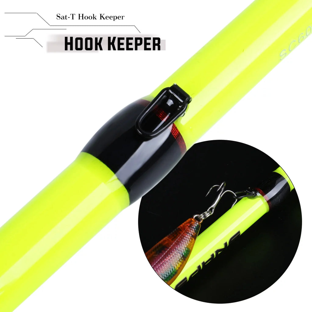6ft Carbon Fiber 2 Pieces Fishing Pole E2573