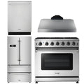 36 Gas Range, Range Hood, Refrigerator, Dishwasher T52012