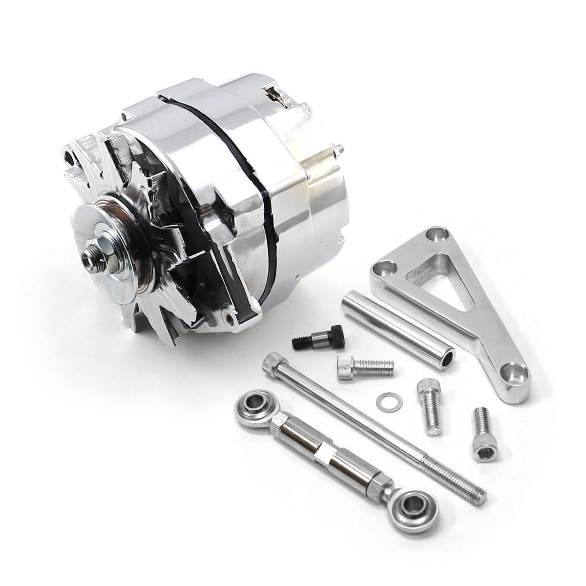 100 Amp 3 Wire Alternator & Aluminum Bracket Kit S663472