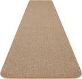Skid-Resistant Carpet Runner Pebble Beige 14 Feet X 27 Inches J4598