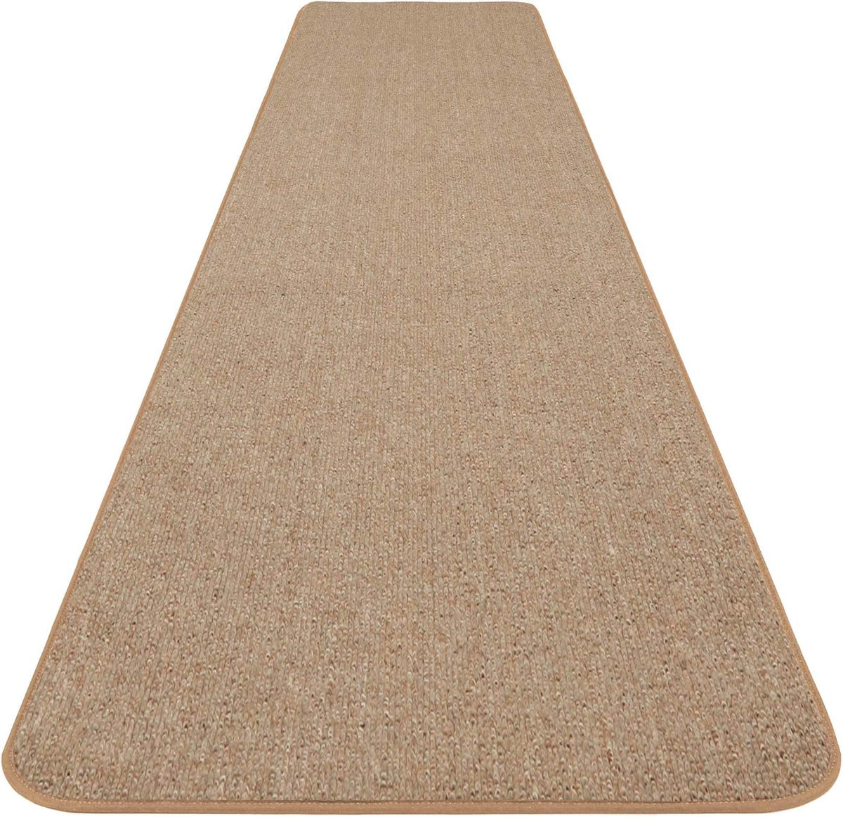 Skid-Resistant Carpet Runner Pebble Beige 14 Feet X 27 Inches J4598