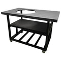 52 in. Aluminum Grill Cart Table with Locking Wheels D757132