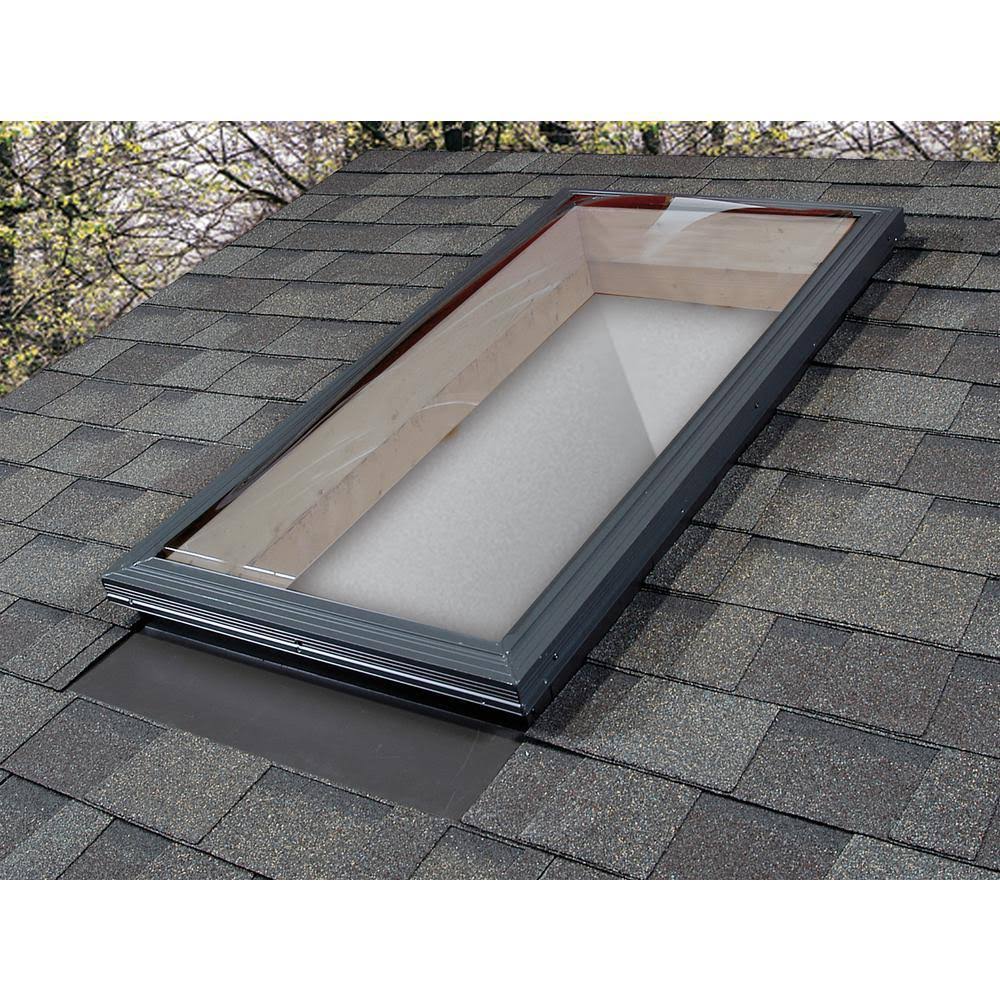22-1/2 in. x 46-1/2 in. Impact Fixed Curb Mount Polycarbonate Skylight B3038