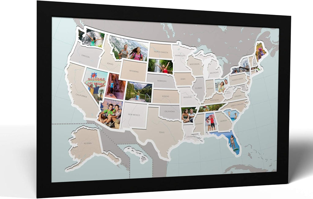 50 States USA Photo Map Q135