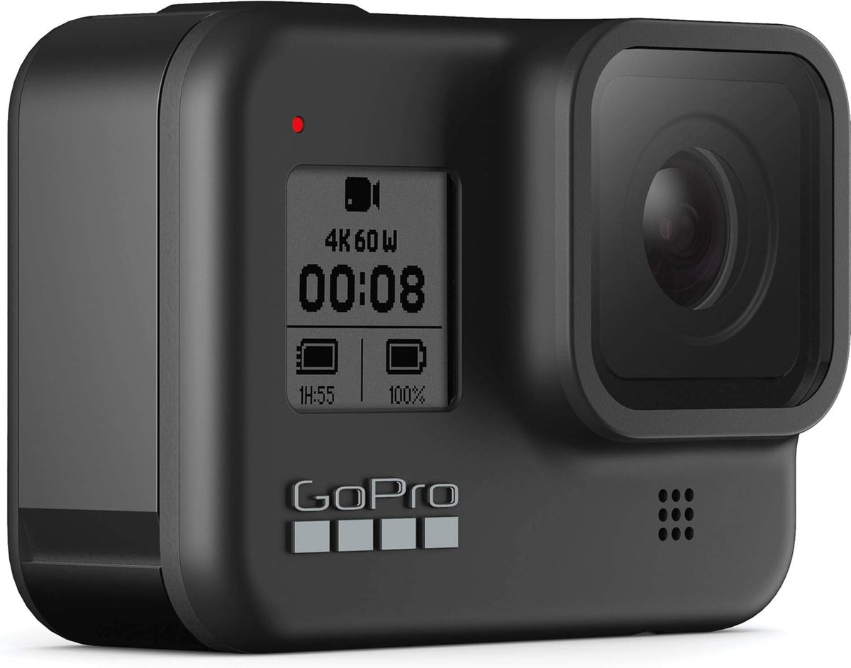HERO8 Black Action Camera with 32GB Memory Card, Battery, Charger, Underwater Housing, LED Light X289210