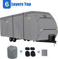 Breathable Anti-UV Rip-Stop Travel Trailer RV Cover Fits 27-30ft Y76504