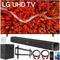 75 Inch 4K Smart UHD TV with Soundbar and Wall Mount Kit B259
