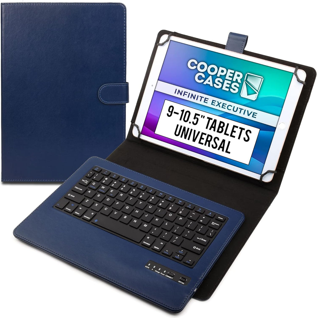 Leather Folio Bluetooth Keyboard Case for Tablets Pack of 2 K799