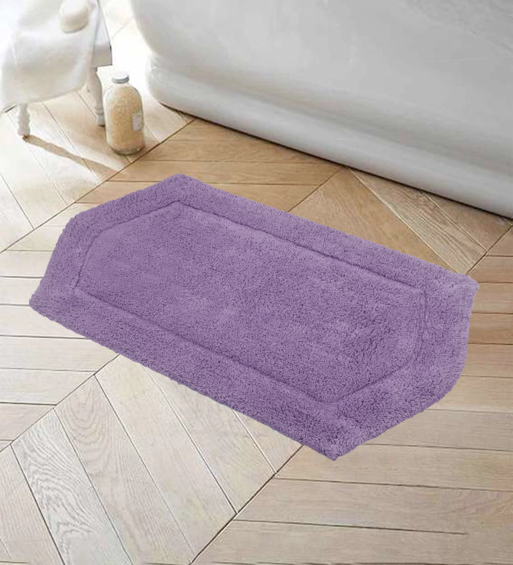 100% Cotton Tufted Non-Slip Bath Rug, 21" x 34" R51078