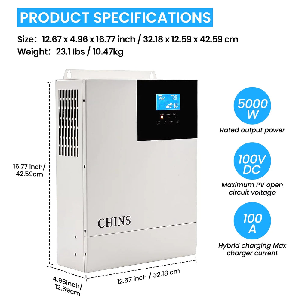 24V 3000Watt Solar Charger Inverter M568
