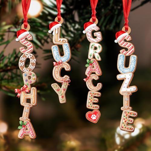 Wooden Christmas Ornament D406