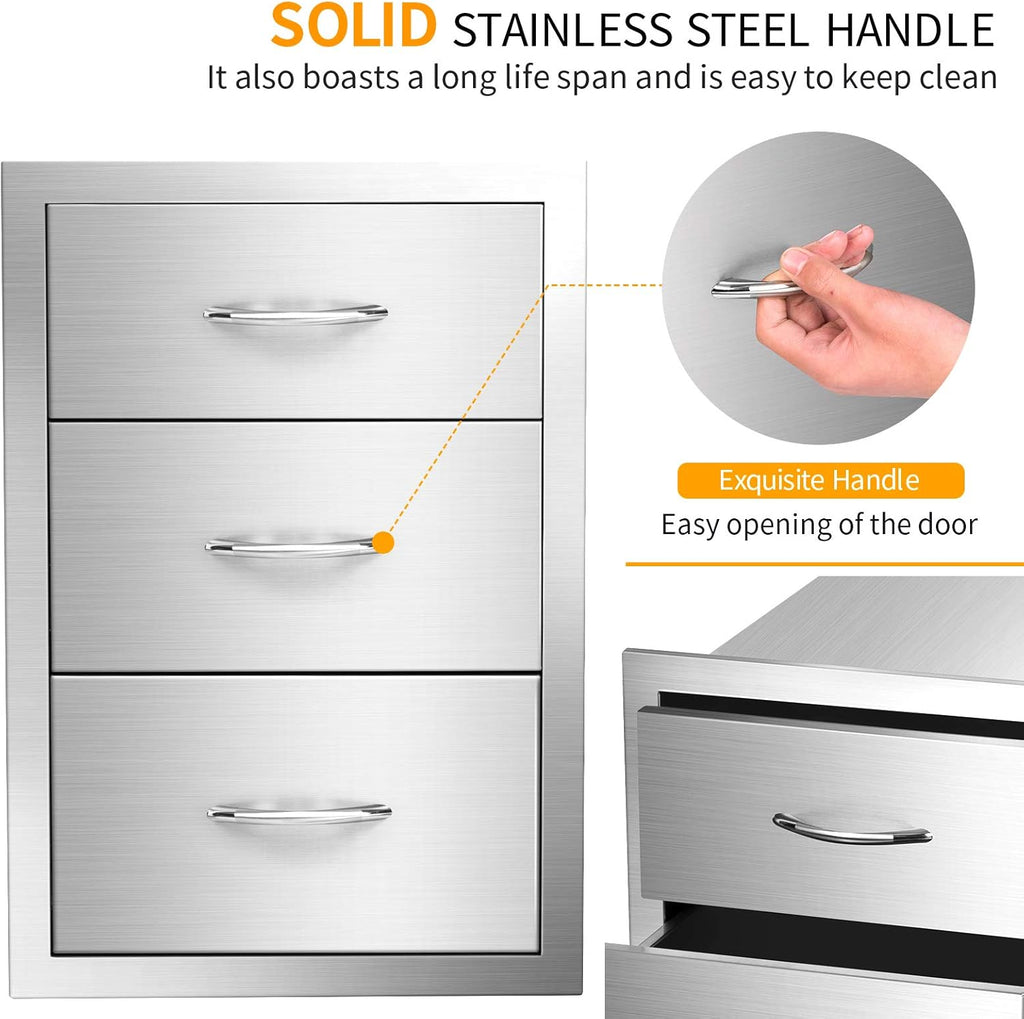 Stainless Steel Outdoor Barbecue Drawers Z6658