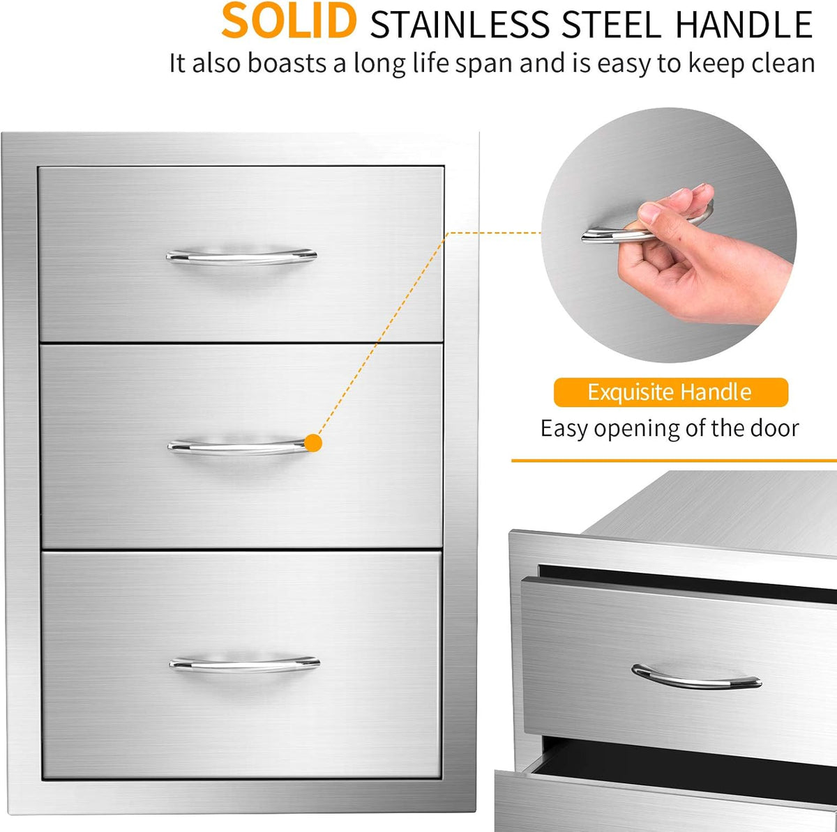 Stainless Steel Outdoor Barbecue Drawers Z6658