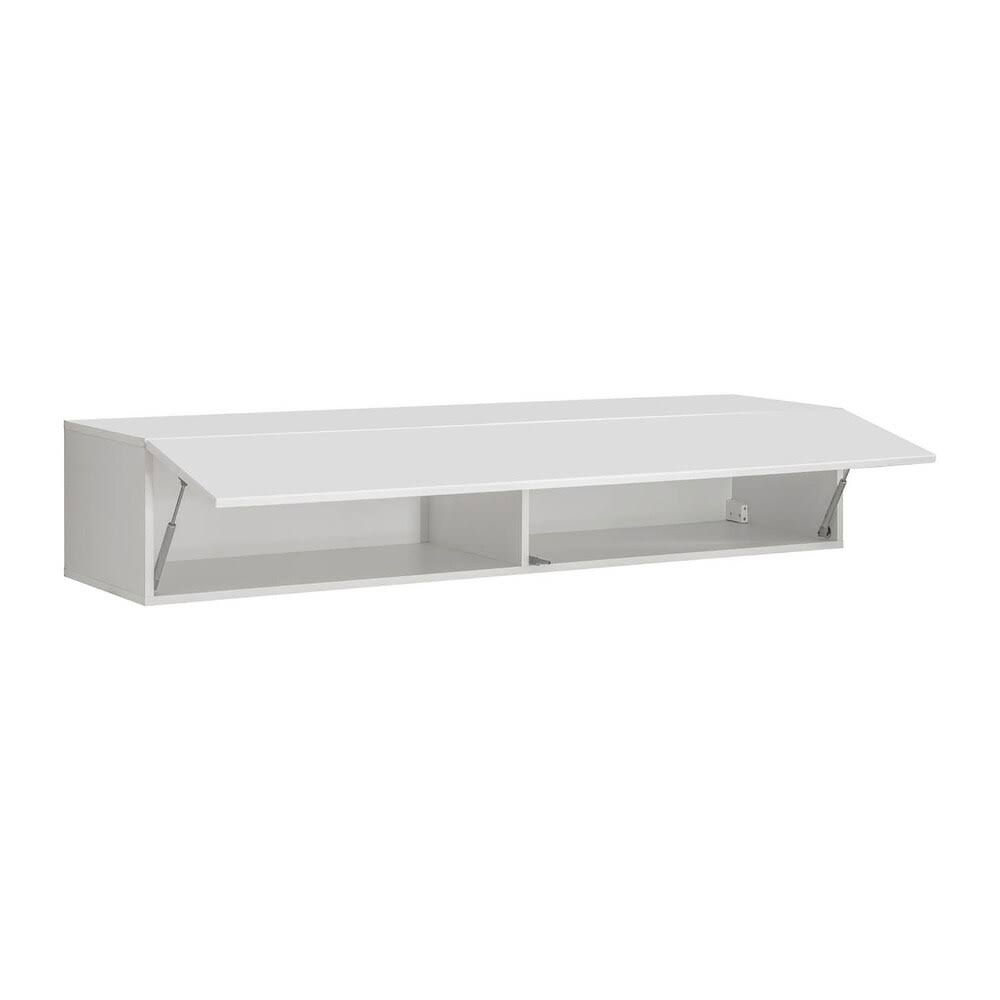 White Wall-Mounted Shelf Cabinet K31842