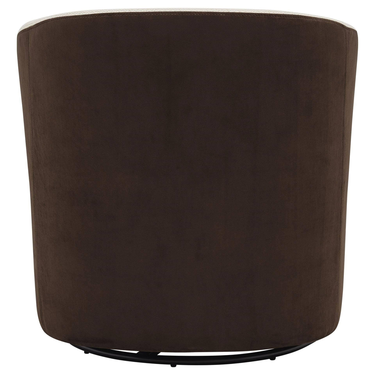 Cream Velvet Swivel Chair F70298