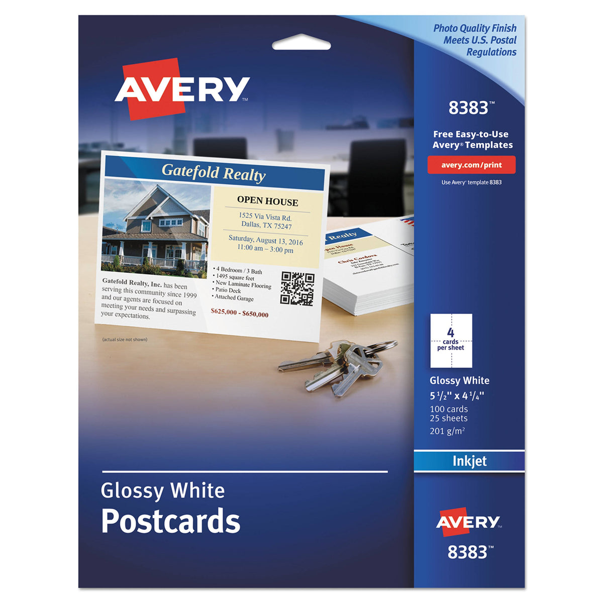 Glossy Postcards for Inkjet Printers E55031