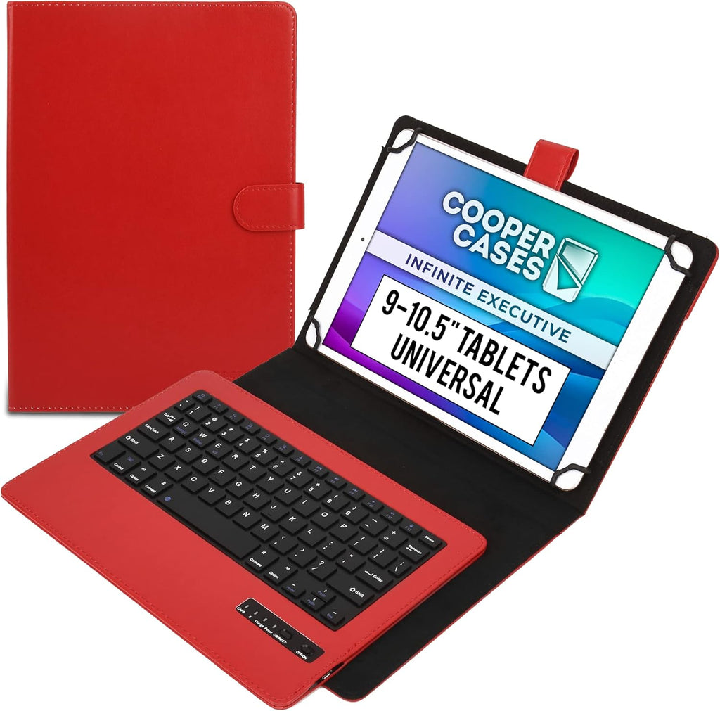 Leather Folio Bluetooth Keyboard Case for Tablets Pack of 2 K799