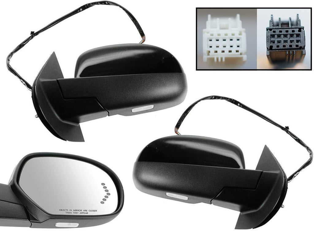 Power Folding Heated Memory Mirror with LED Signal Y6239