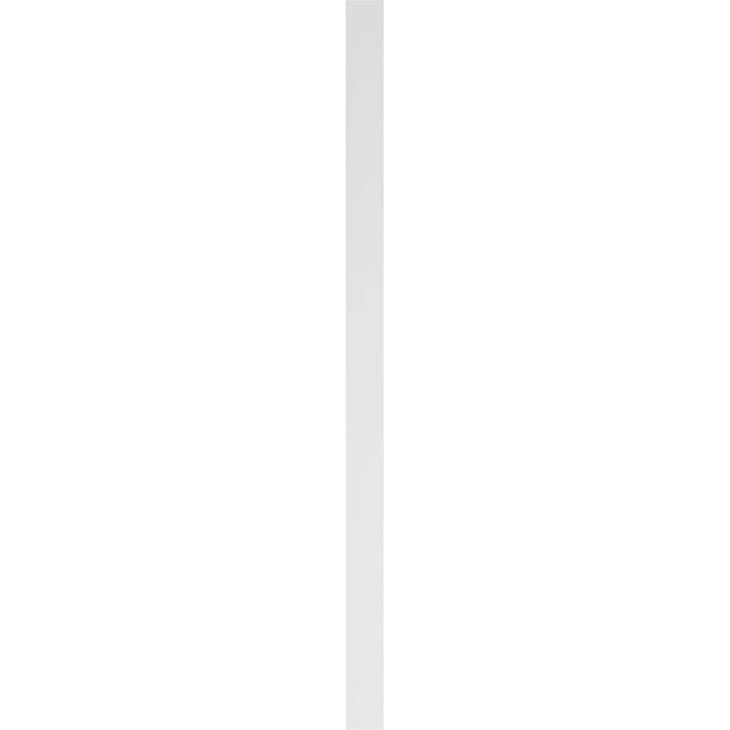 PVC Raised Panel Pilaster with Decorative Capital & Base (Pair) X95086