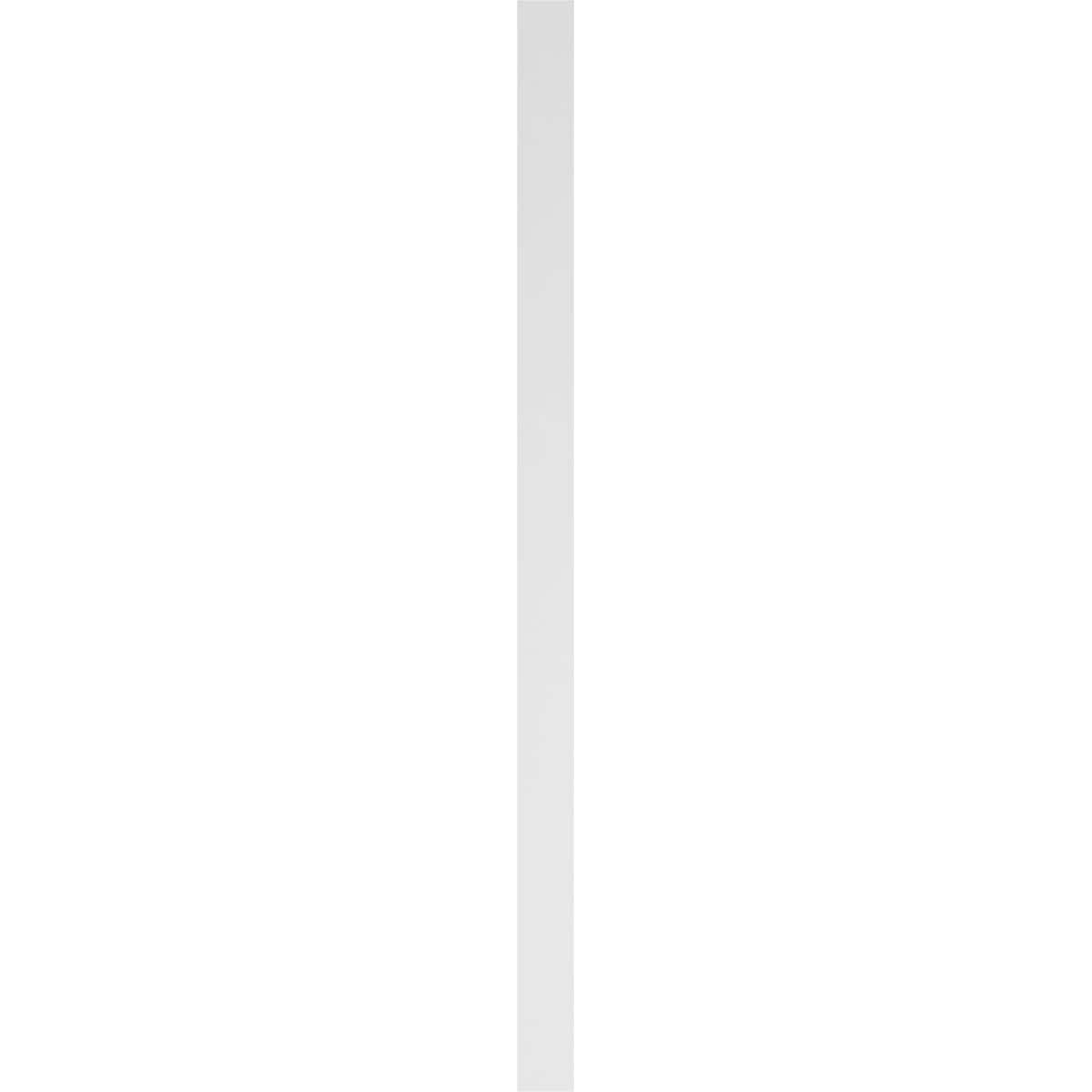 PVC Raised Panel Pilaster with Decorative Capital & Base (Pair) X95086