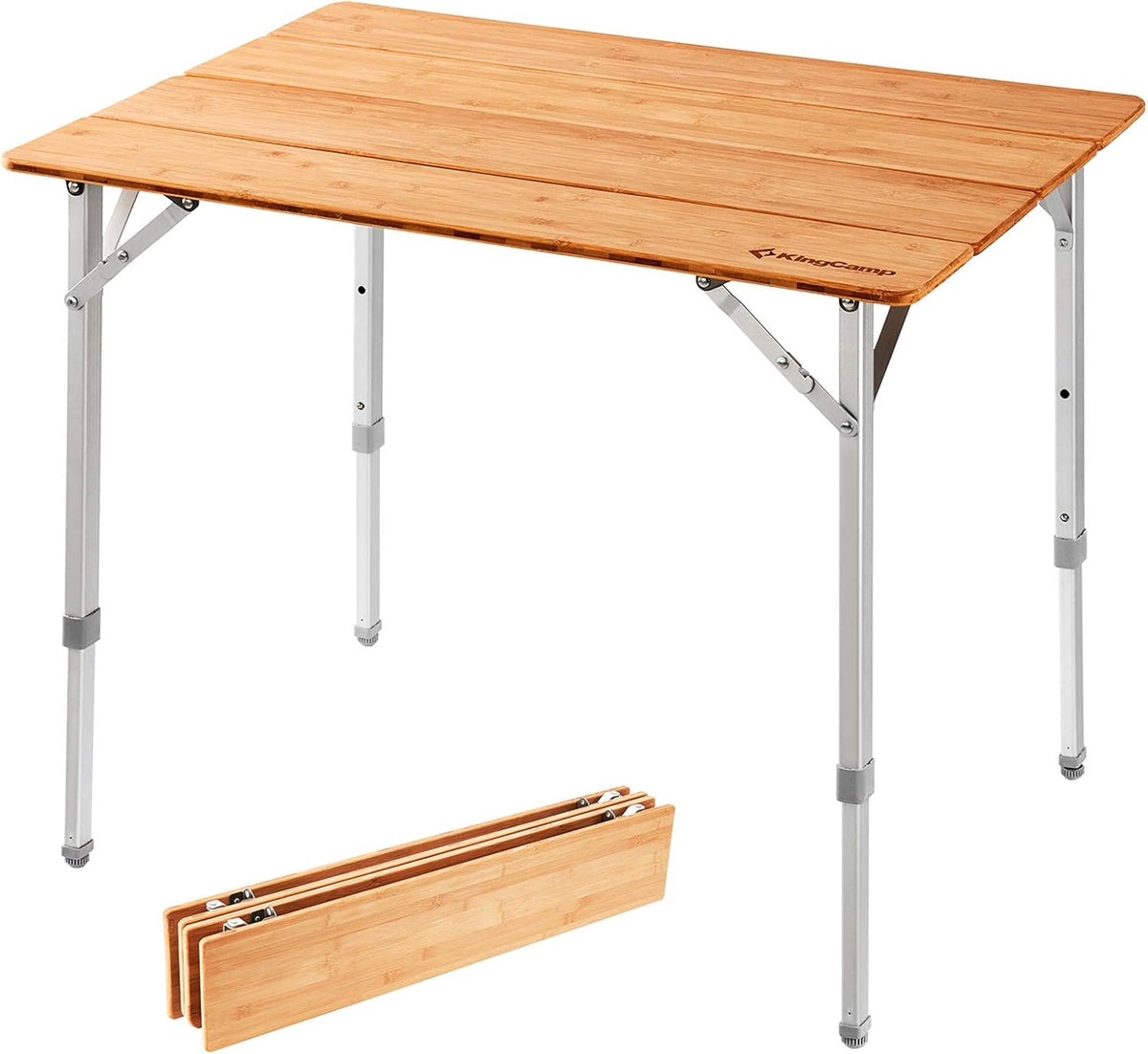 Bamboo Folding Camping Table with Carry Bag C332