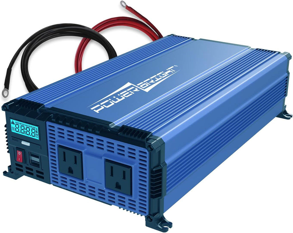 2000 Watt 12V Power Inverter Dual USB & AC Outlets G1650