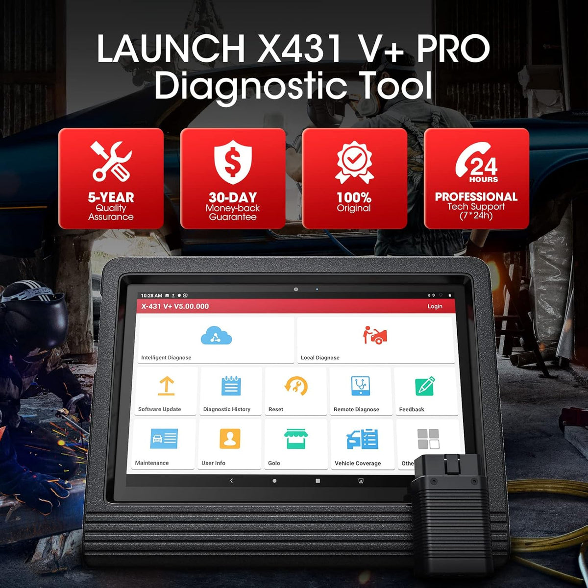 Bidirectional Full System Automotive Diagnostic Scanner S2655