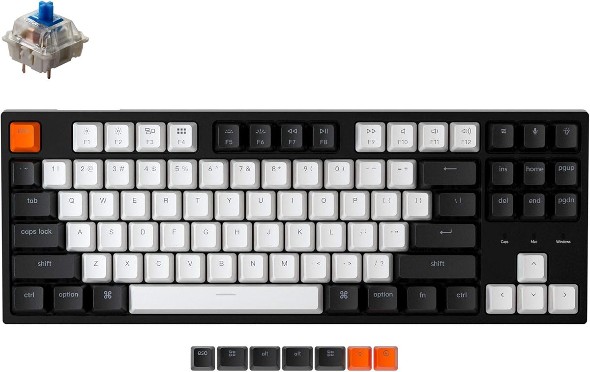 Hot-swappable Wired Mechanical Gaming Keyboard 87 Keys D717