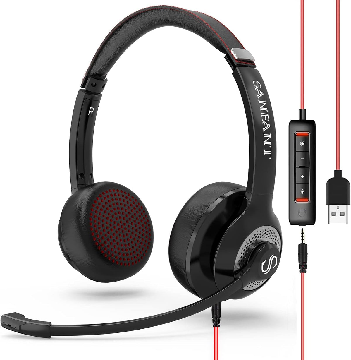 Bluetooth Headset with Microphone ENC Noise Canceling T614585
