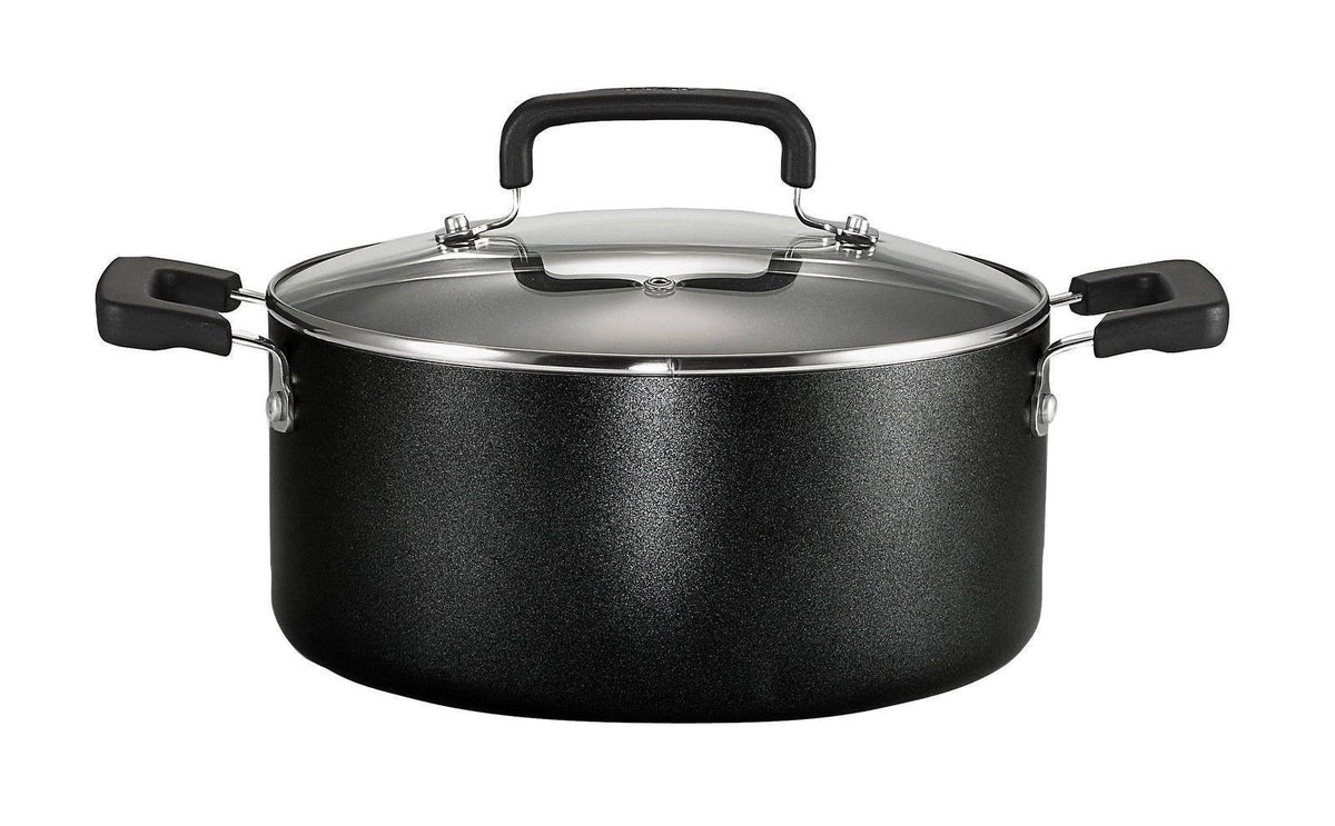 Nonstick 12-Piece Black Cookware Set F42347
