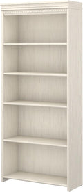 Antique White 5 Shelf Bookcase G99573