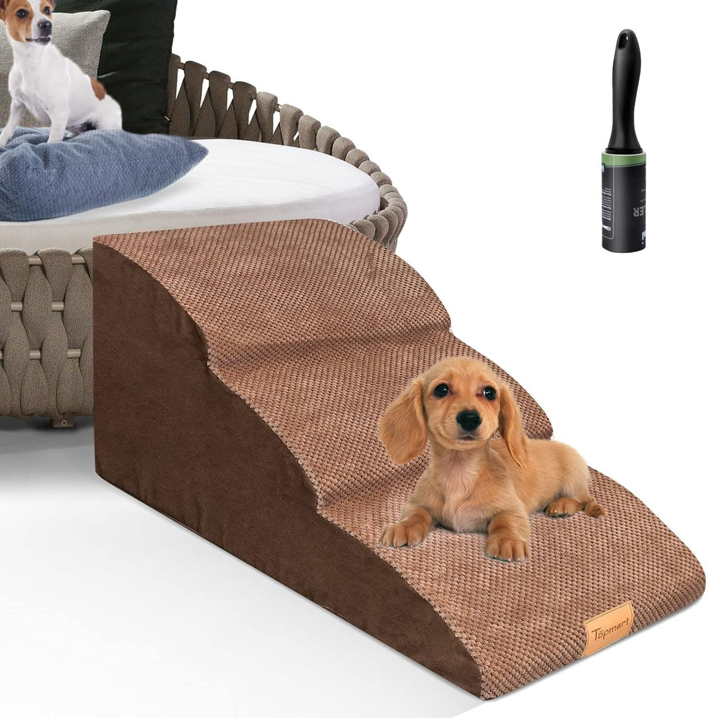 High Density Foam Dog Ramp Steps 3 Tiers Non-Slip N7391