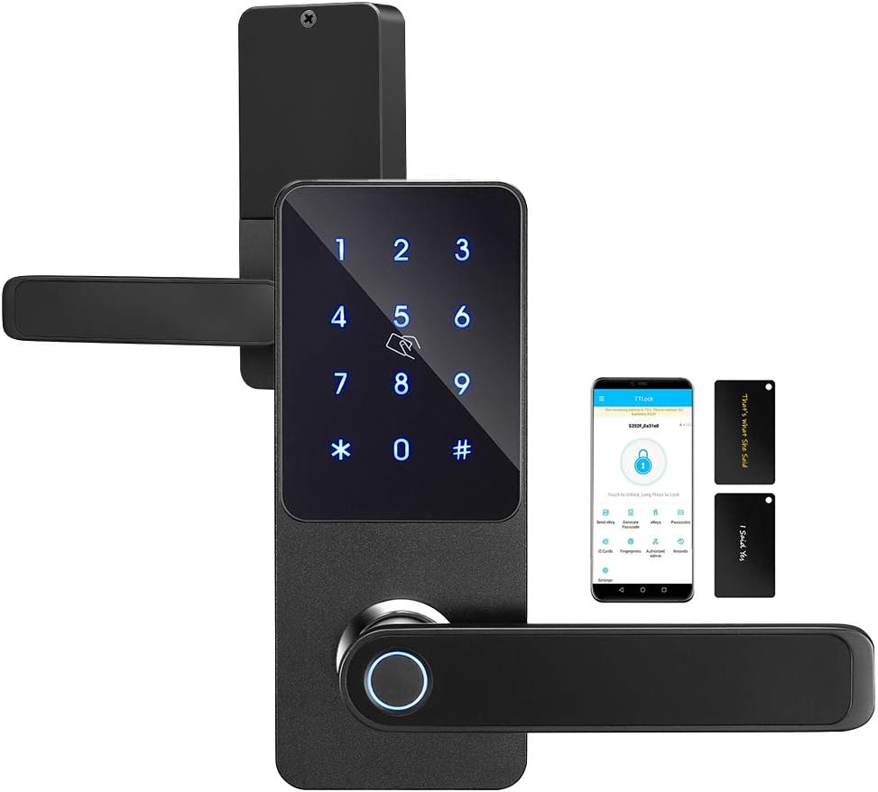 Smart Lock with Fingerprint Scanner and Keypad Z10813