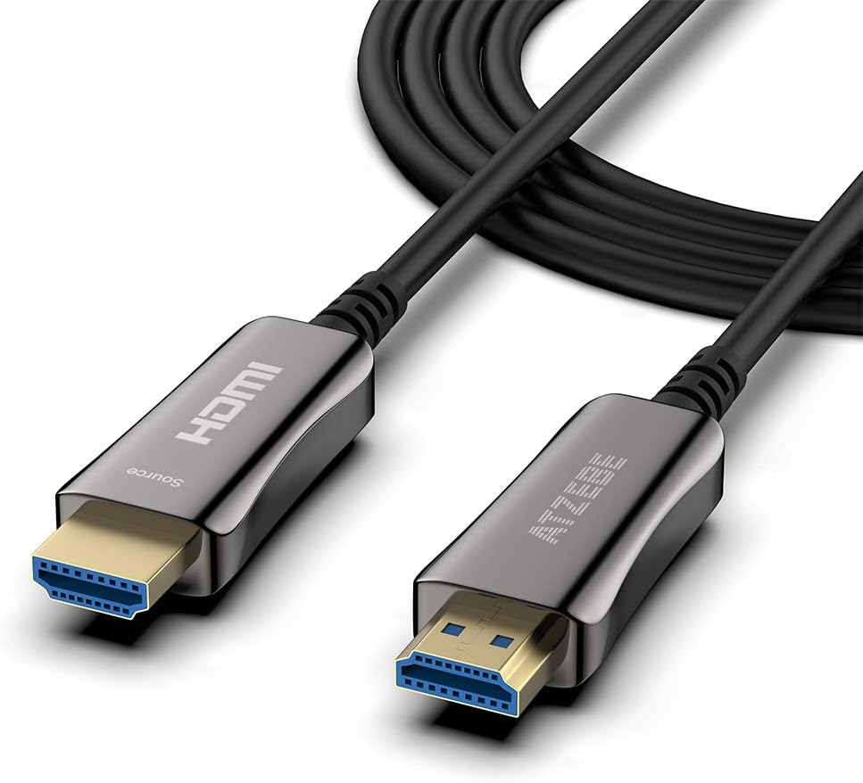 Fiber Optic HDMI Cable 328ft 4K@60Hz HDR ARC 18Gbps X13021