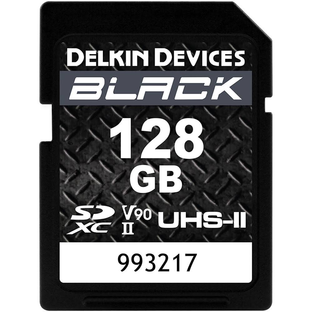 128GB Black UHS-II SDXC Memory Card D92401