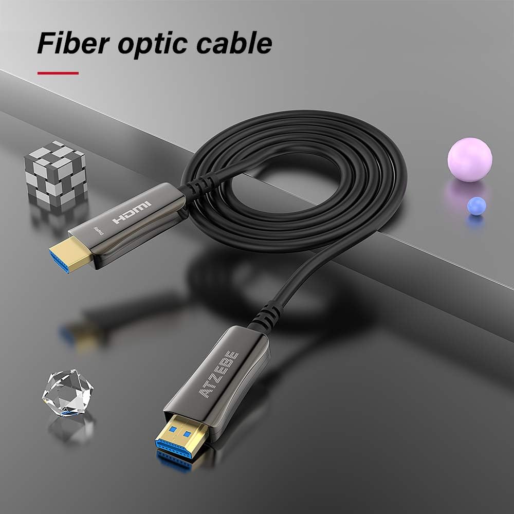 Fiber Optic HDMI Cable 328ft 4K@60Hz HDR ARC 18Gbps X13021
