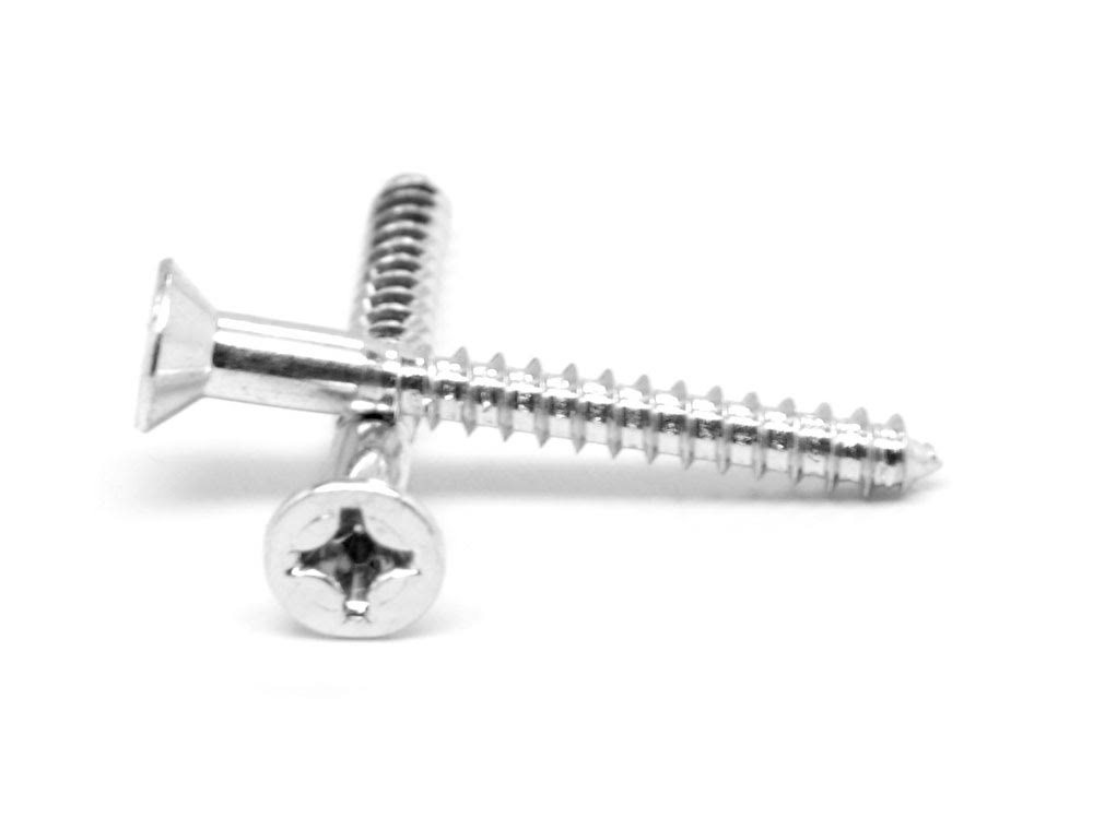 Wood Screw Phillips Flat Head Low Carbon Steel Zinc Plated L214