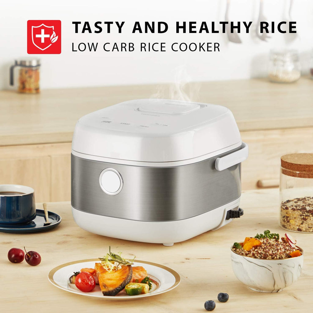 White 5.5 Cups Digital Multi-functional Rice Cooker W9361
