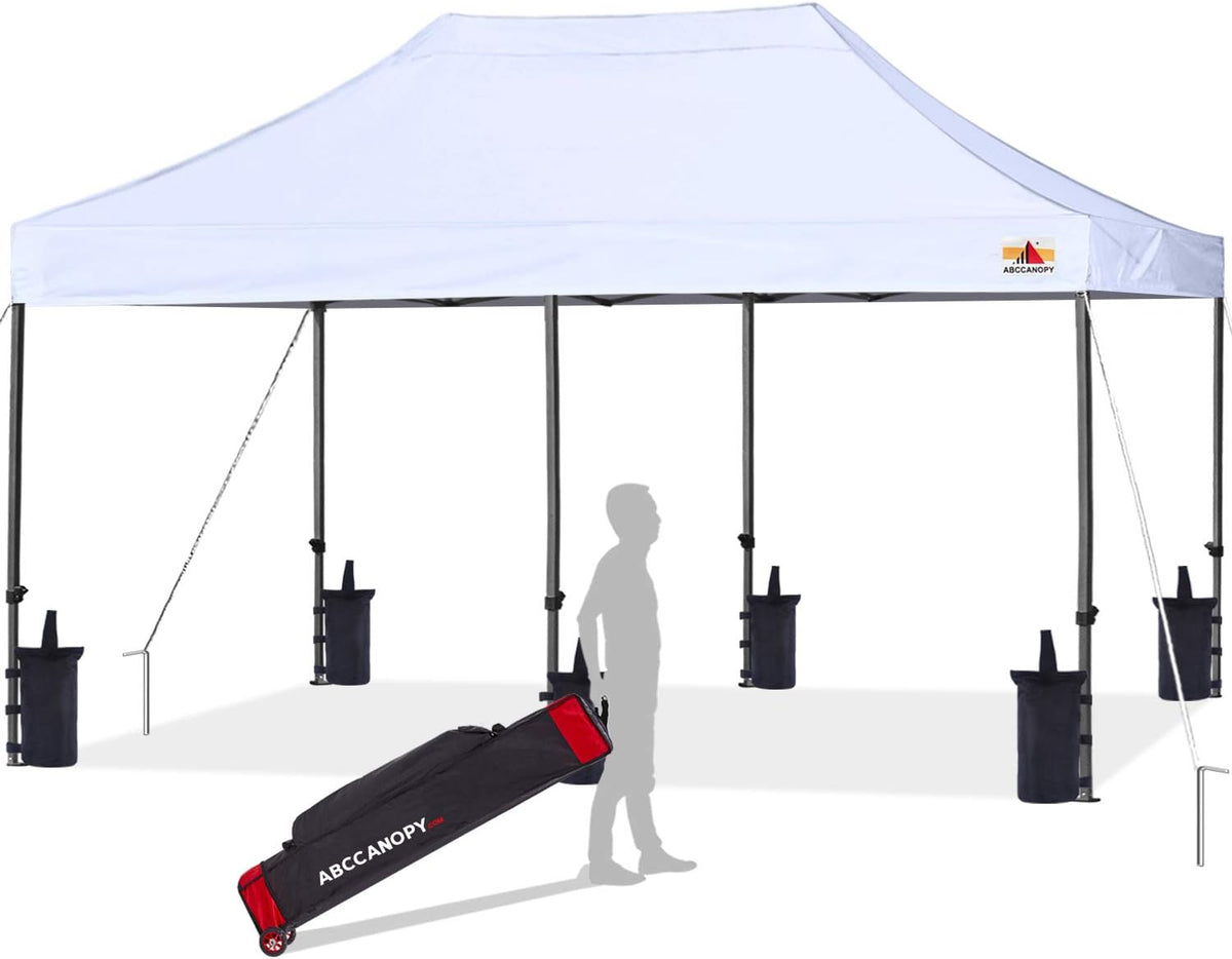 10x10 White Pop Up Canopy Tent U41658