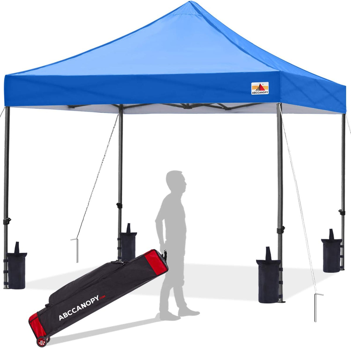 10x10 White Pop Up Canopy Tent U41658