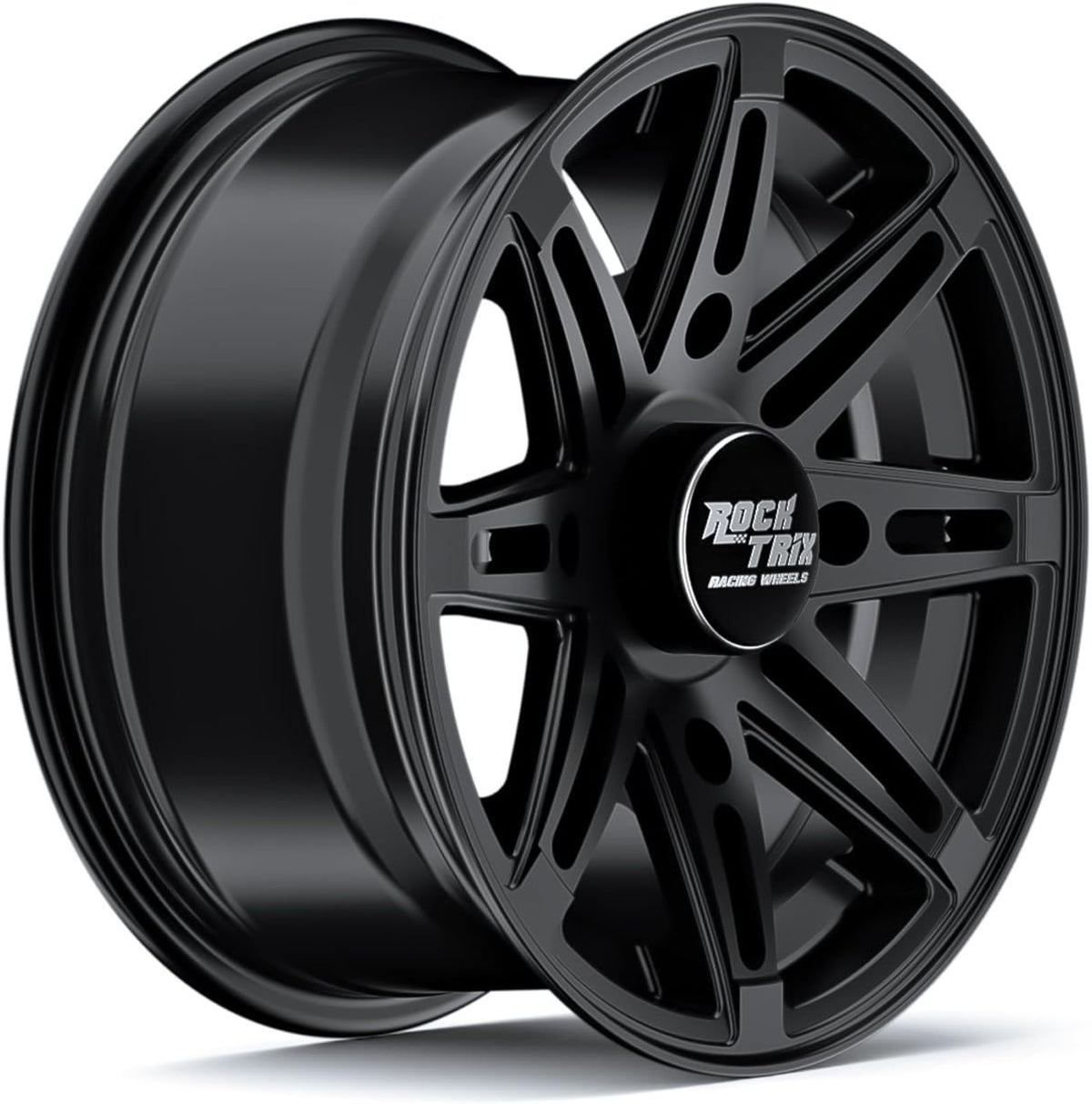 14x7 Black ATV Wheels Set of 4 E81718