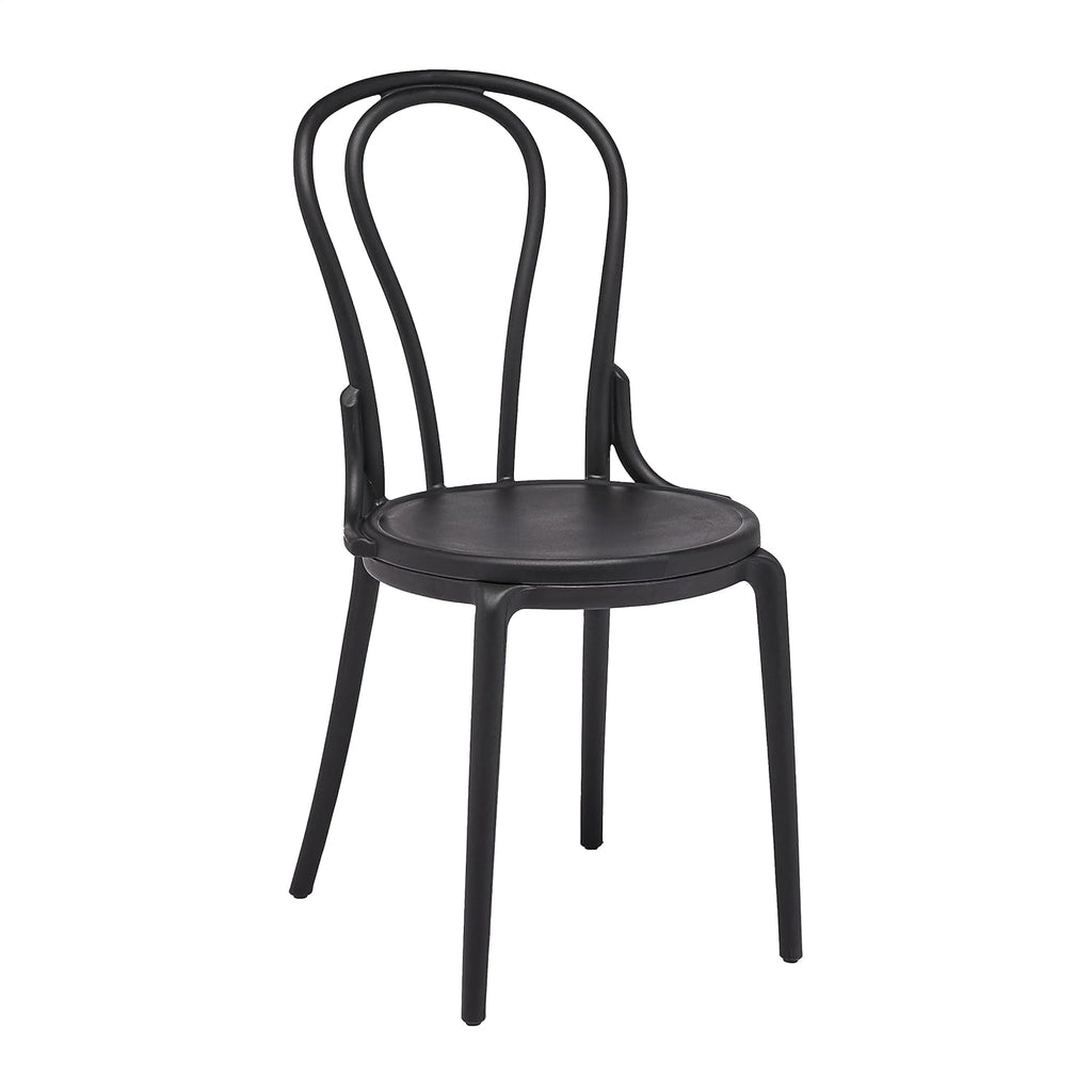 White Plastic Chair Set of 1 Q254448