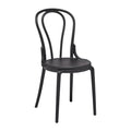 White Plastic Chair Set of 1 Q254448