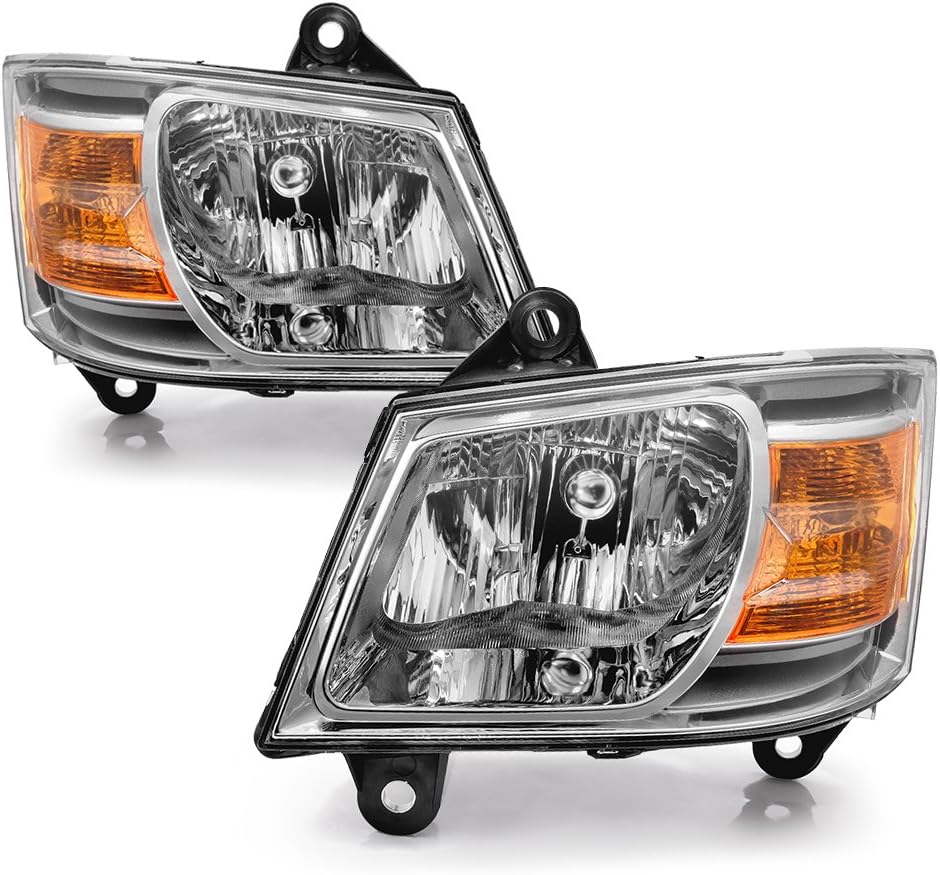 Chrome Headlight Assembly Driver & Passenger Side I796651