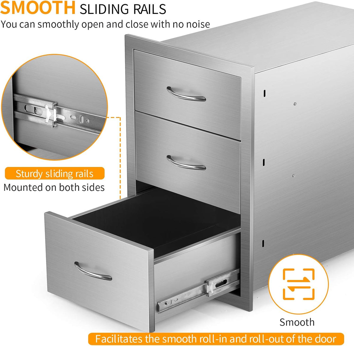 Stainless Steel Outdoor Barbecue Drawers Z6658