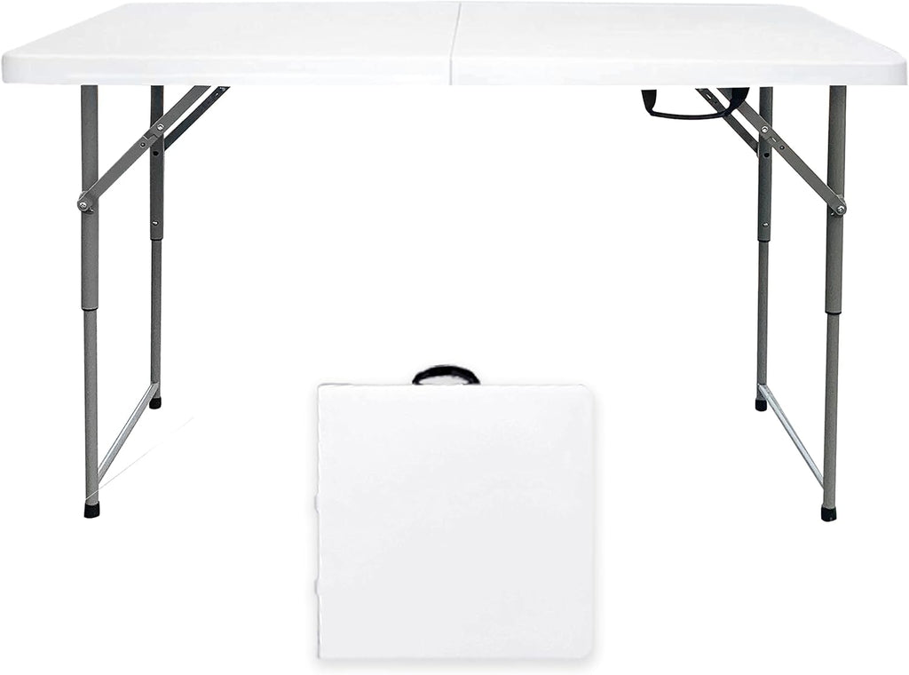 4ft Portable Folding Wood Picnic Table with Carry Bag V839577