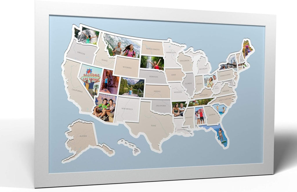 50 States USA Photo Map Q135