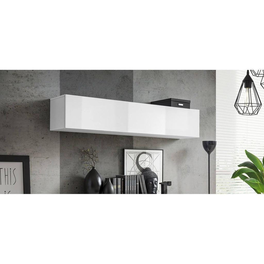 White Wall-Mounted Shelf Cabinet K31842