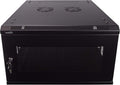 6U 19-Inch Server Network Rack Wallmount Cabinet Black C363946