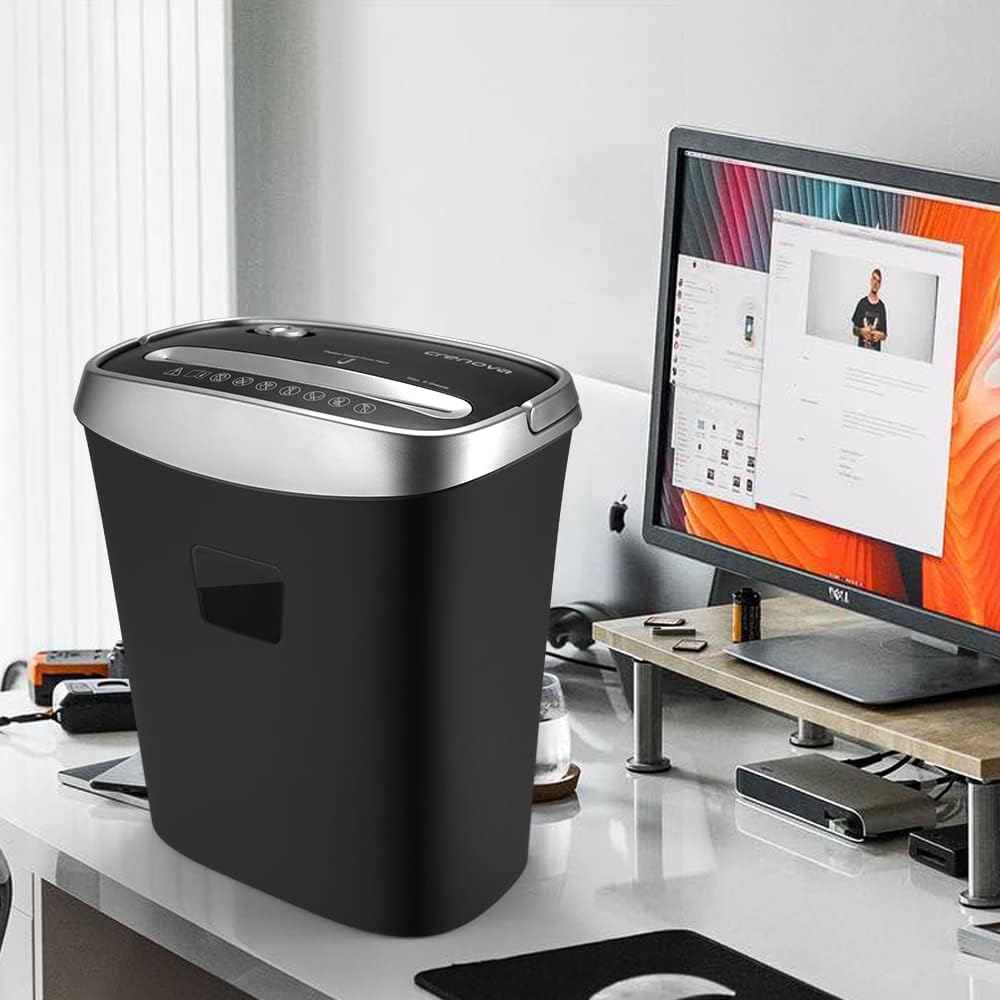 8-Sheet Cross-Cut Paper and Credit Card Shredder, 3.96 Gallon T127